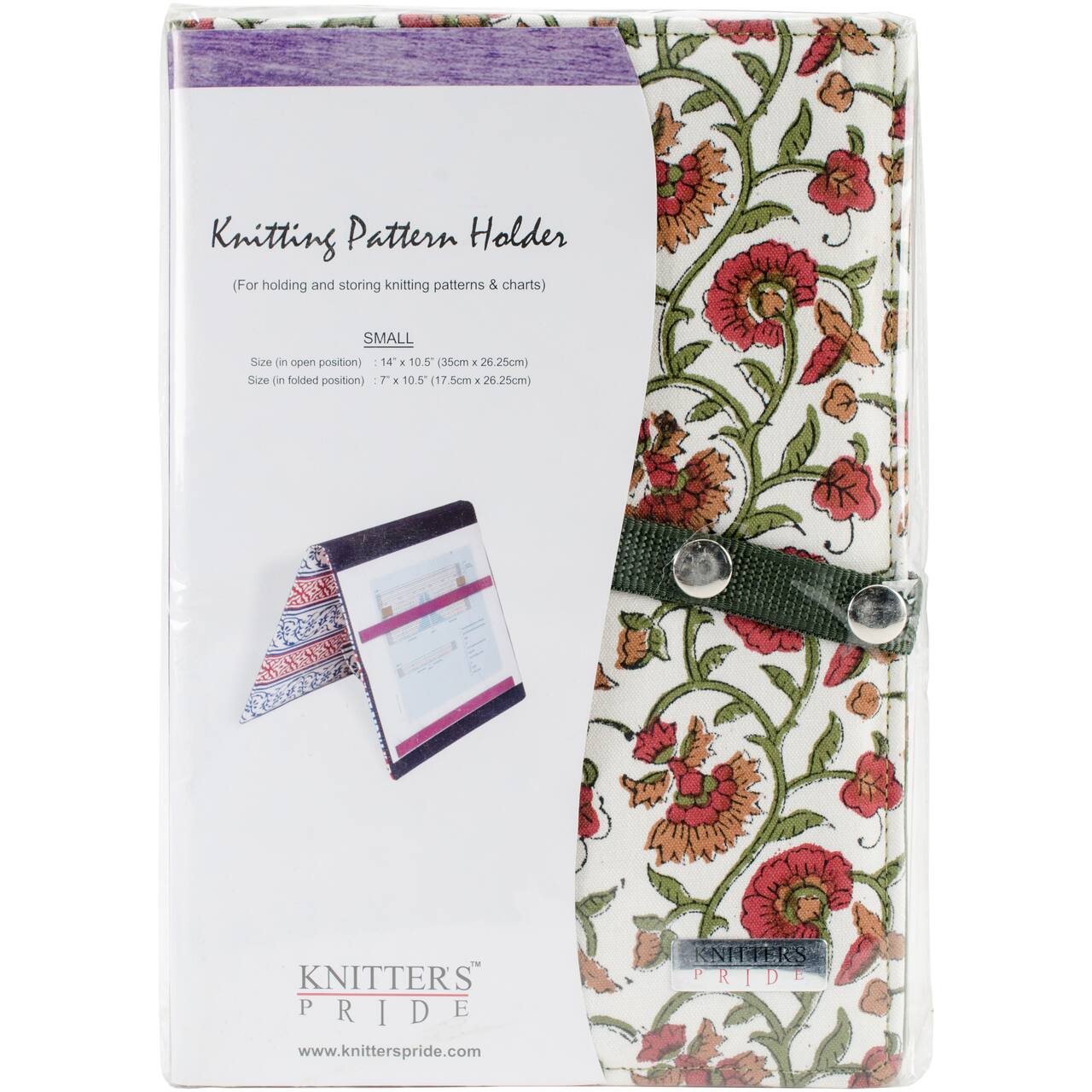 Knitter&#x27;s Pride&#x2122; Aspire Small Fold Up Knitting Pattern Holder